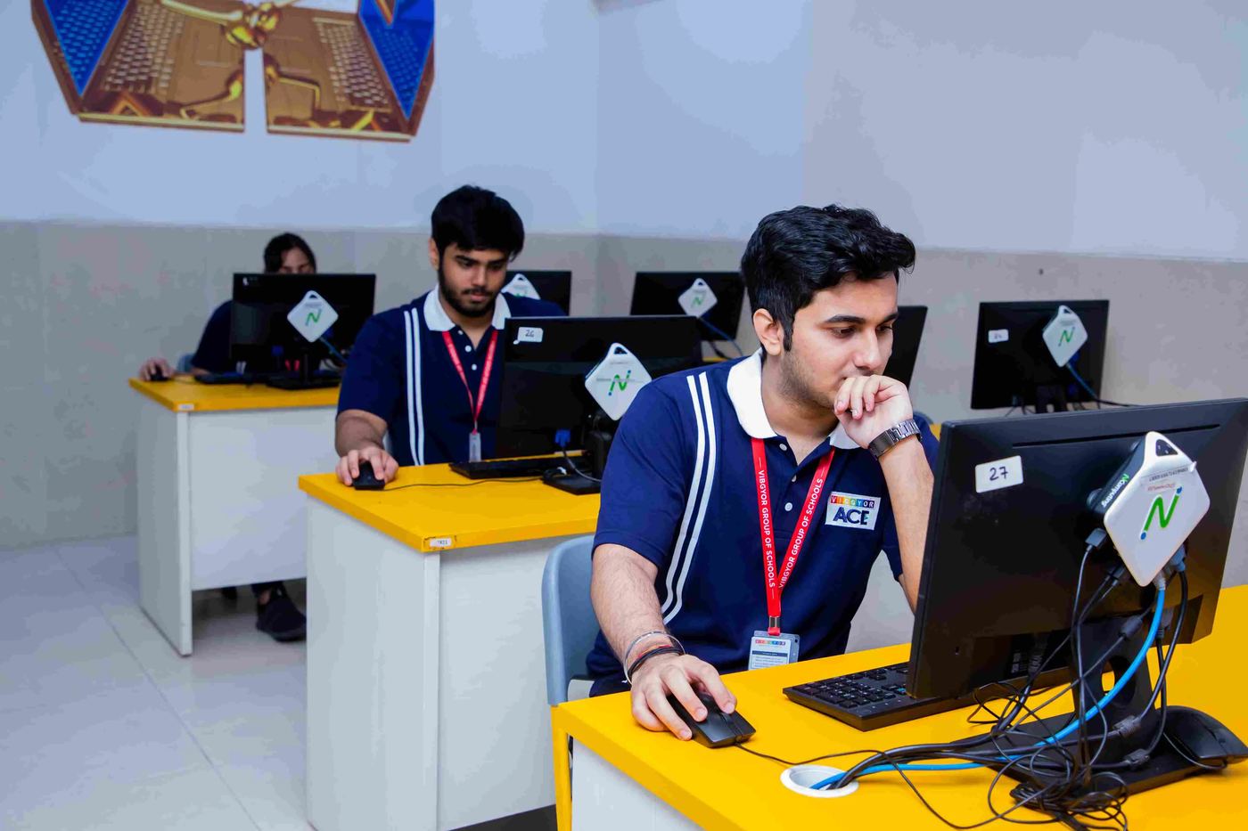 Computer-based testing lab at VIBGYOR ACE