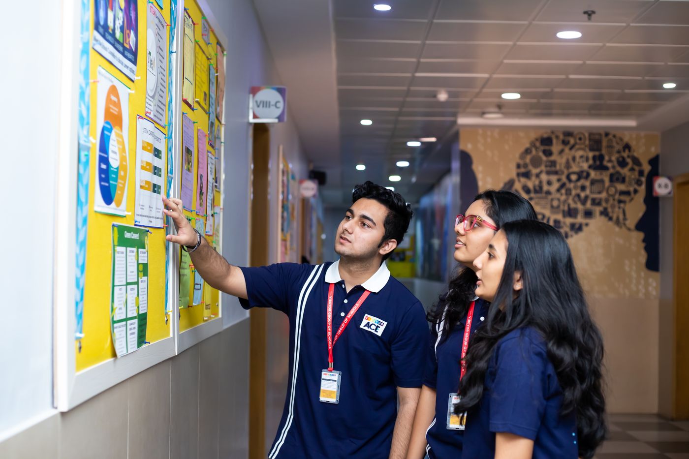 VIBGYOR ACE students on campus