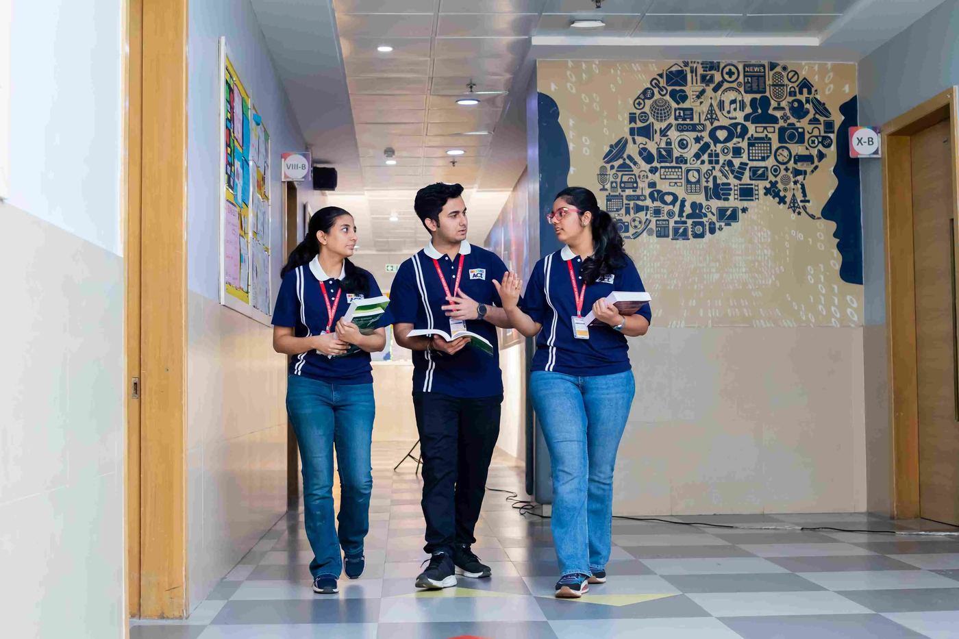 VIBGYOR ACE students on campus